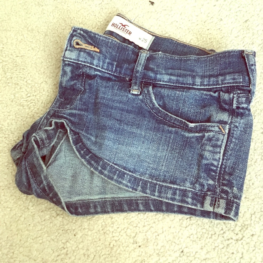 Hollister denim shorts